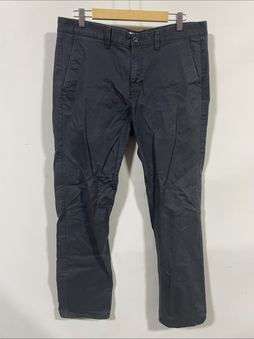 H.Brothers Men's Black Casual Chino Pants - Unbranded